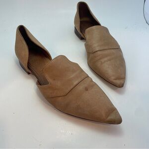 Sarto By Franco Sarto Pointed Toe A Toby Loafer Brown Women's Size‎ 8